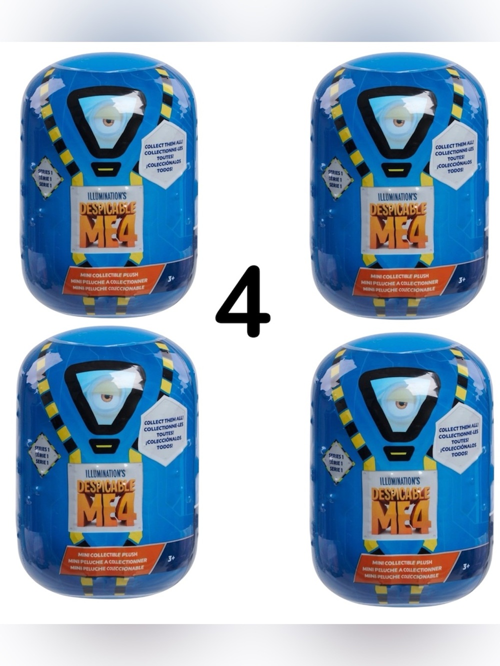Set4-Despicable Me 4 Mini Collectible Figures